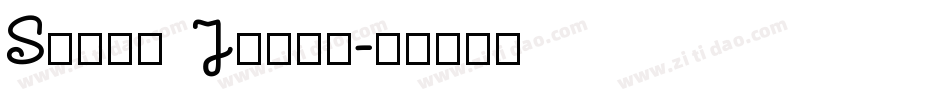 Sweet Janet字体转换